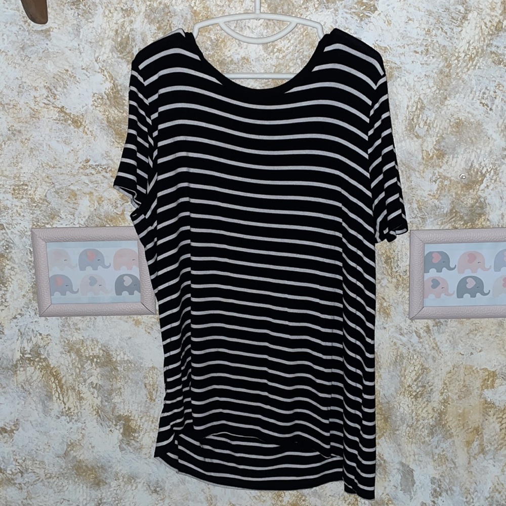 Black and white striped Forever 21 shirt